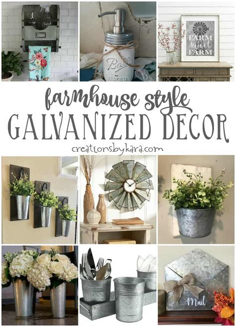 galvanized metal house decor|galvanized decor on a budget.